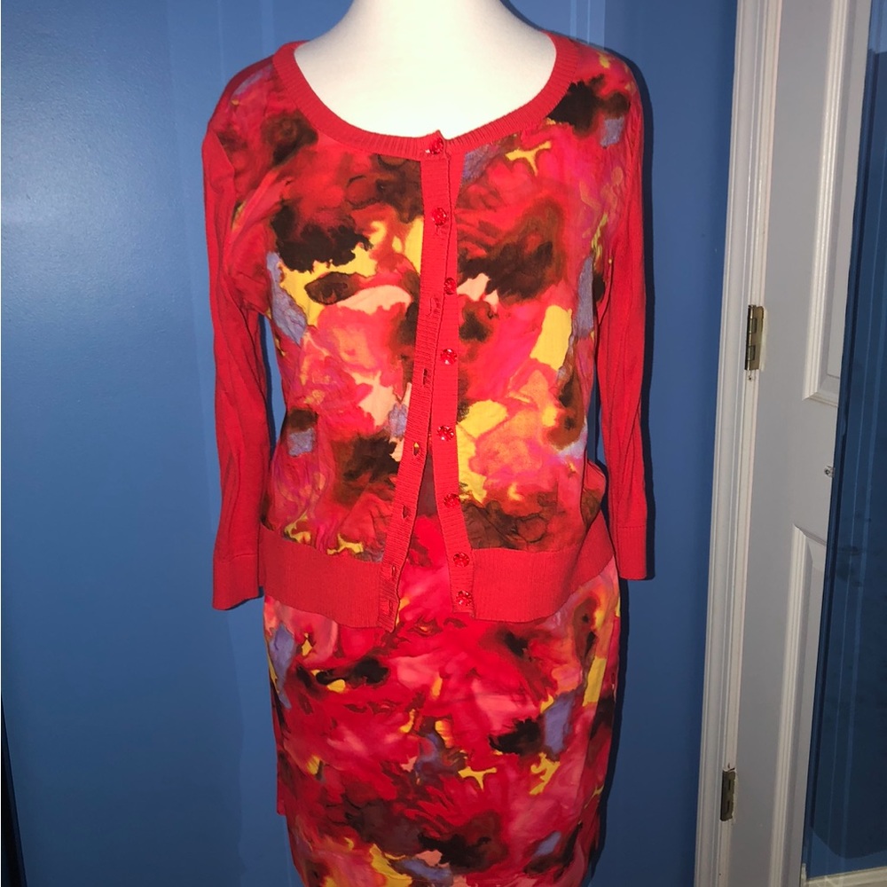 NY and Co matching sweater and dress